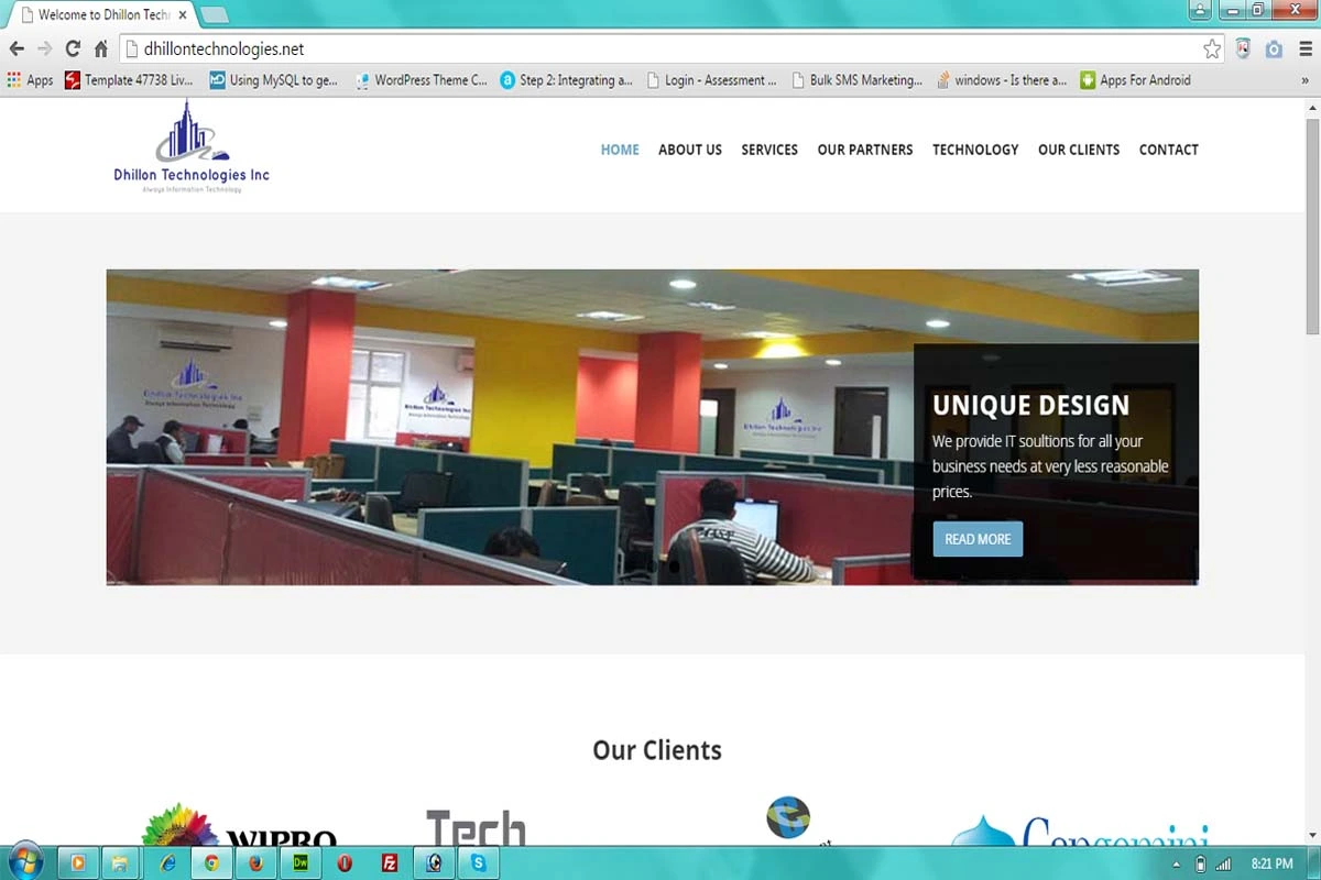 Dhillon Technologies Website